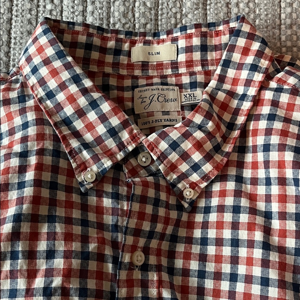 JCrew Gingham Shirt
